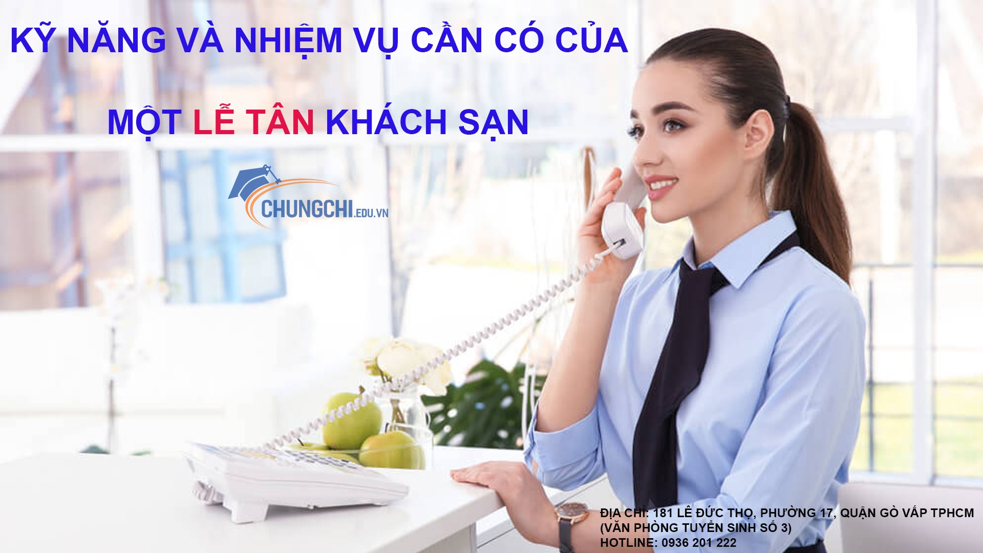 khóa học lễ tân khách sạn